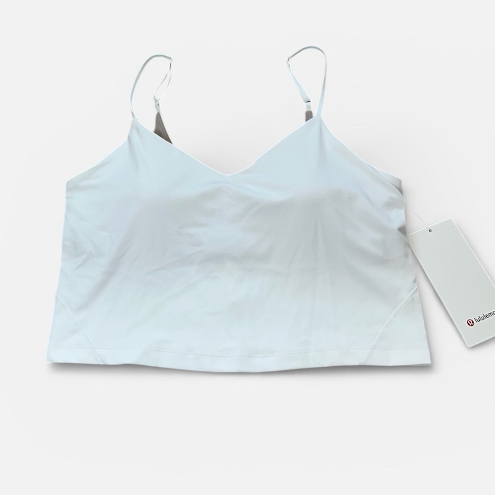 Lululemon Align Cami Tank Top Size 12 NWT White Cropped Bride Active